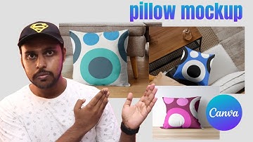 Canva pillow mockup | pillow mockup canva | how to create pillow mockups in canva