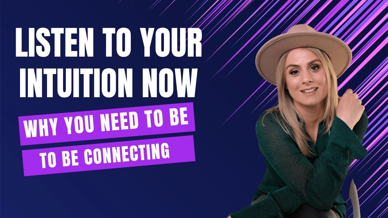 You need to listen to your intuition NOW - YouTube