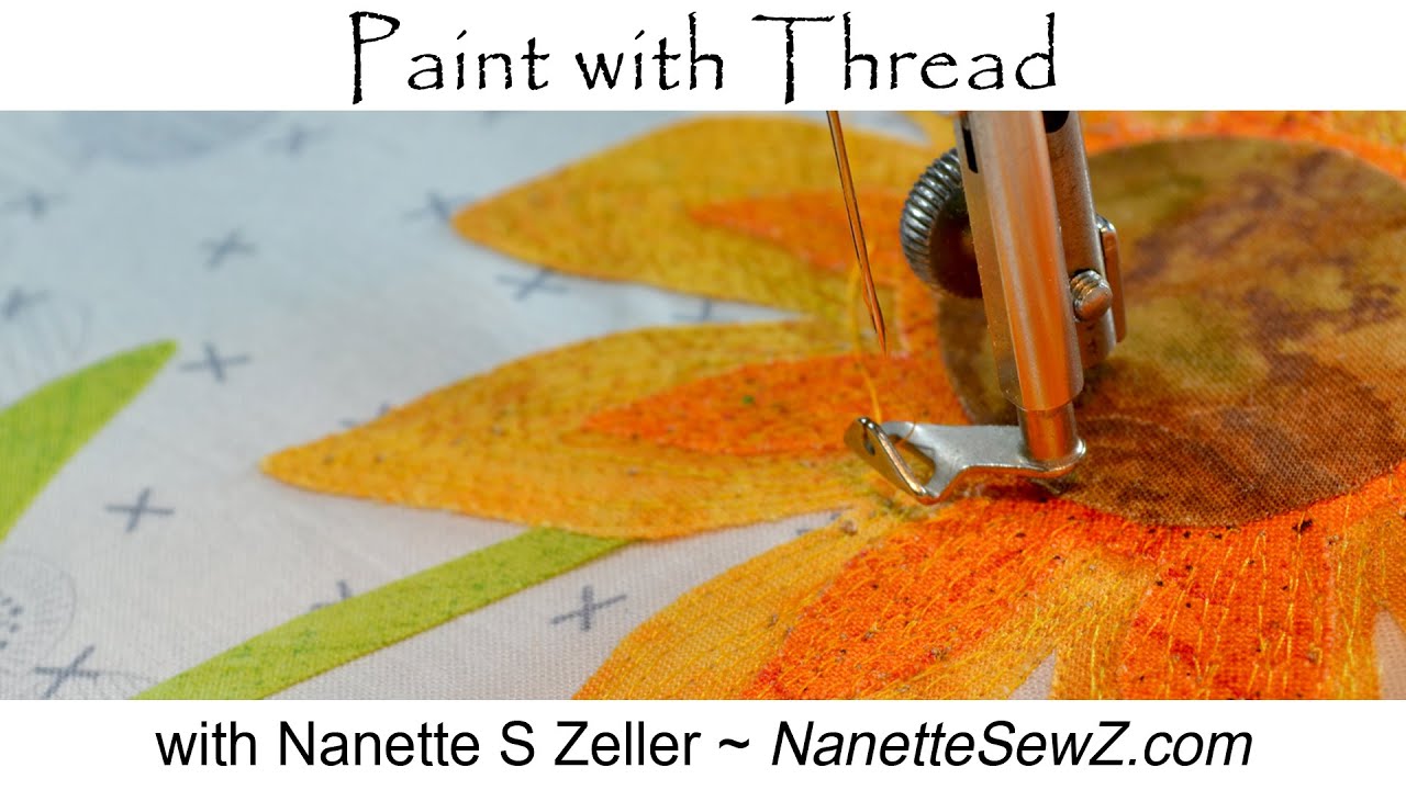 Learn how to Paint with Thread - YouTube