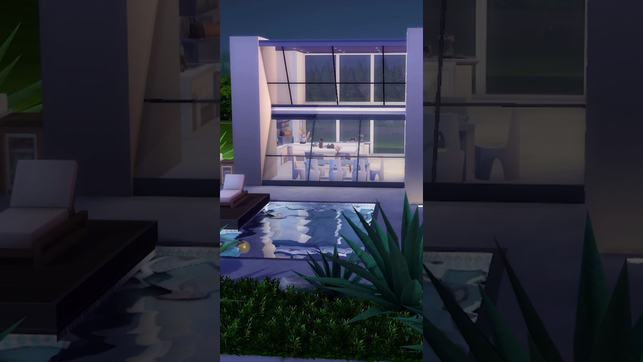 Maison Duplex moderne | Construction Sims 4 