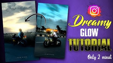 DREAMY GLOW EFFECT REELS VIDEO TUTORIAL || NODE VIDEO EDITING REELS || GOLDEN GLOWING SKY  EDITING