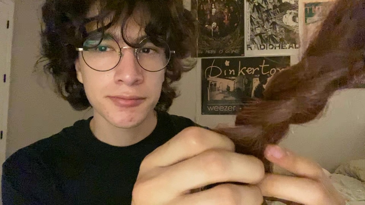 ASMR Guy In The Back Of The Class Braids Your Hair | Soft Spoken, Hair Brushing & Braiding 💤