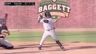 Cal Poly vs. UC Davis, Baseball Highlights -- Mar 21st, 2026