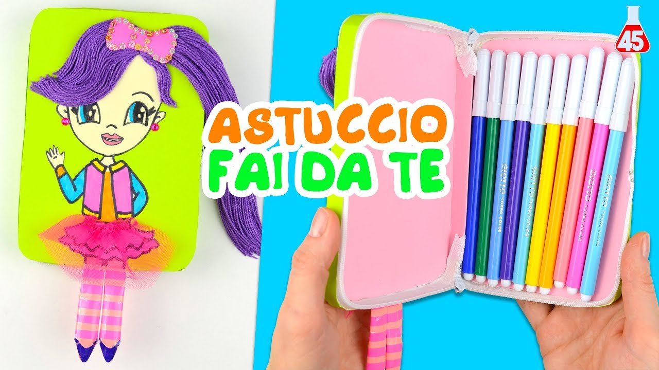 Astuccio Di Cartone Fai Da Te 3 Diy Ritorno A Scuola Youtube