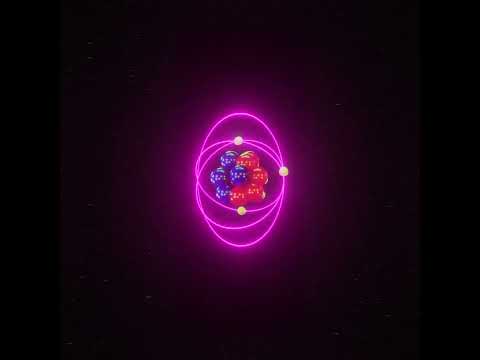 Atom 3D animation