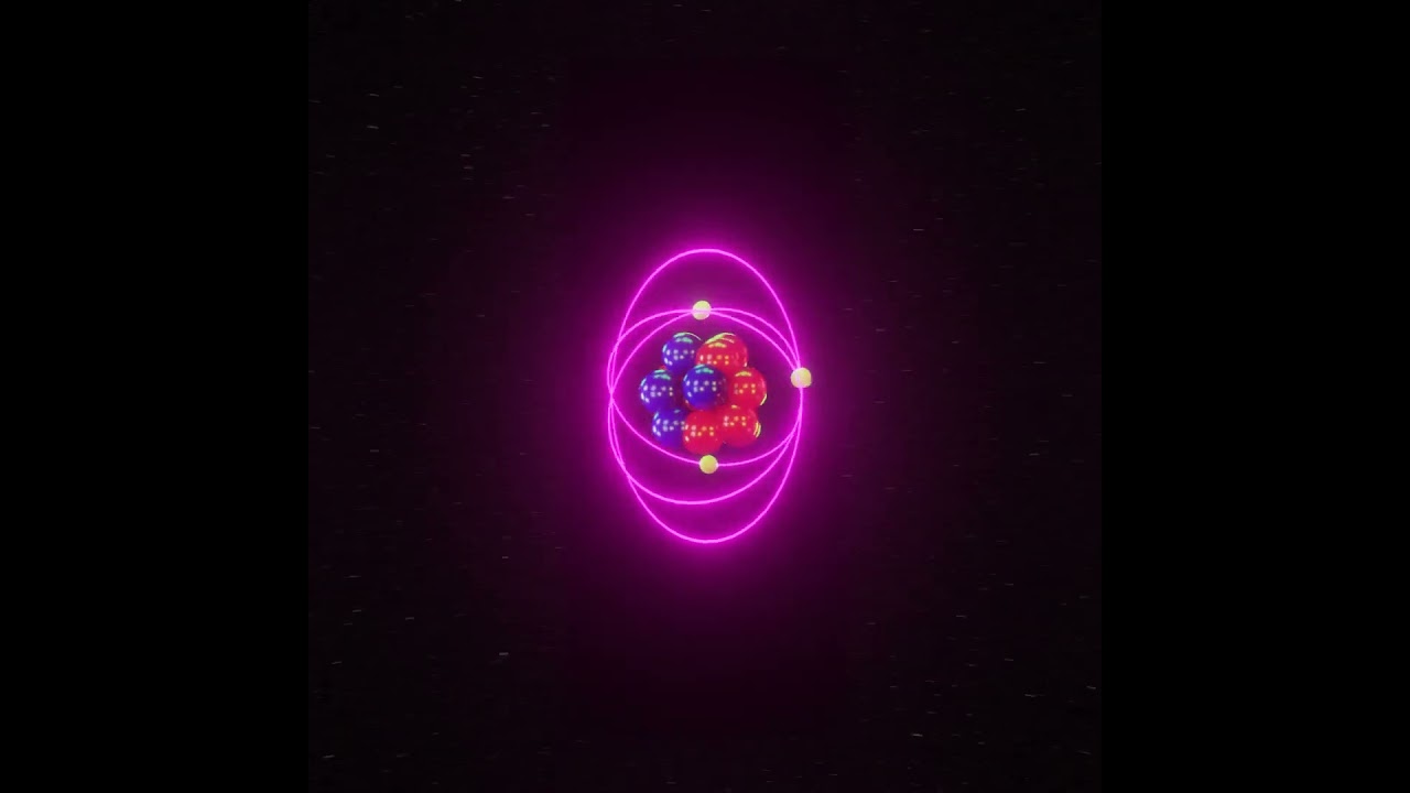 Atom 3D animation #shorts #3d #animation #computergraphics #science #chemistry #atom
