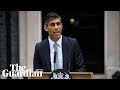 I am not daunted rishi sunak makes first statement as uk prime minister