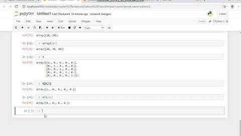 2 2  Slicing and Indexing Of Numpy Arrays