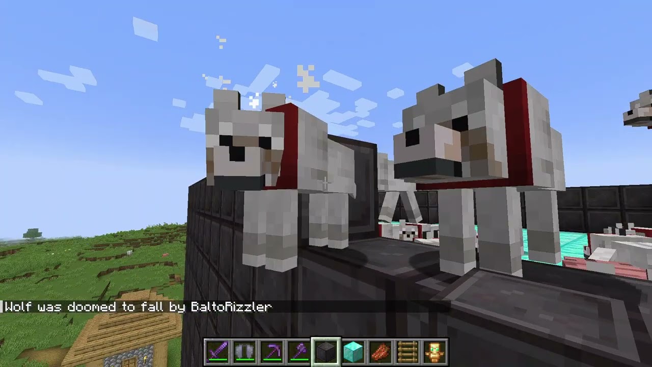 Fortifiying my Minecraft house with Netherite