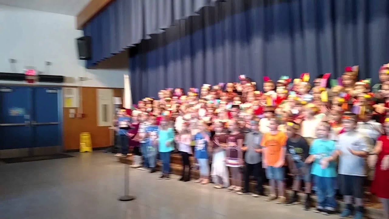 Crafton Elementary Thanksgiving Program 2015 - YouTube
