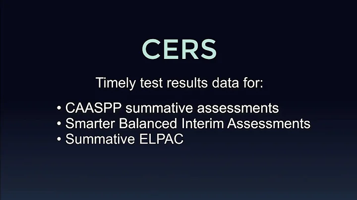 Understanding the California Educator Reporting Sy...