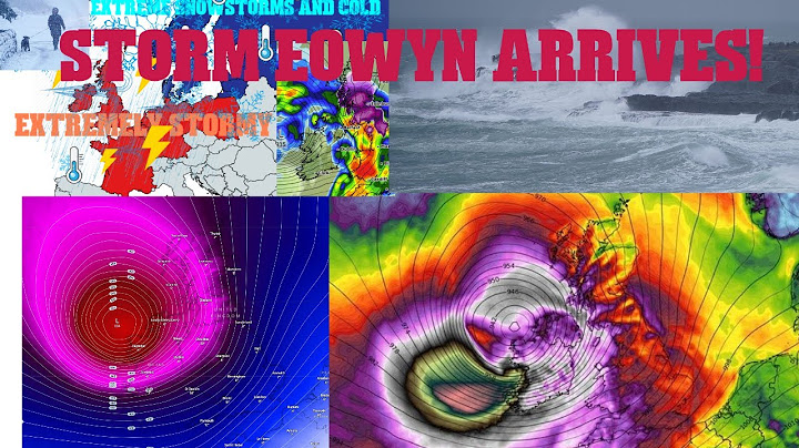 Storm Eowyn Arrives with 150mph wind Snow and Danger to Life Warnings! UK and Europe Storm Update!