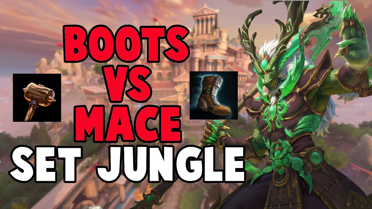 MACE VS BOOTS START | SET JUNGLE | LASBRA SMITE SEASON 8