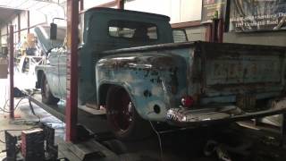1961 Apache The Ape on the dyno!