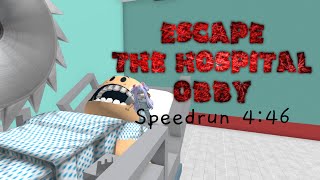 Roblox Escape The Hospital Obby Speedrun 4:46