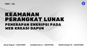 Demo Website Kreasi Dapur | UTS Keamanan Perangkat Lunak | Kelompok 9