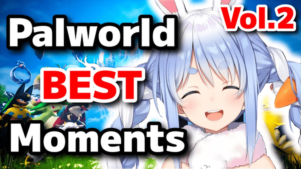 Pekora Palworld Best Moments from Day2!!【Eng sub/Hololive】