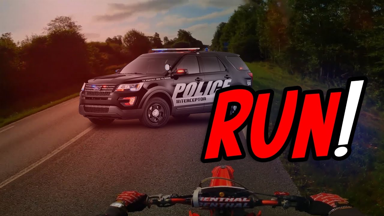 INSANE DIRT BIKE POLICE CHASE | COOL & BAD COPS VS BIKERS