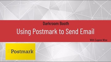 Using Postmark to send email from Darkroom Booth
