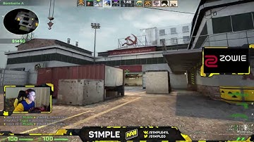 s1mple and olofmeister play faceit, FPL de_Cache