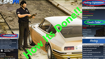 How To Install Basic Parking Enforcement! | #LSPDFR | #PoliceAcademy | #criminaljusticeyoutube