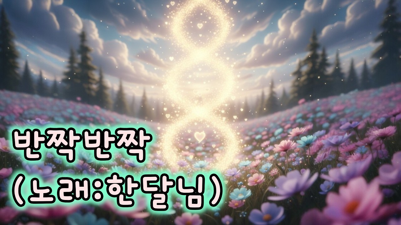 반짝반짝 - 한달님(커버곡) | 별빛보다 고운 우리들의 사랑 노래 | 트로트 | 감성트로트 | 트로트여가수