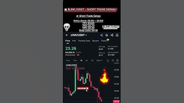 Trading Signal | $LINK/USDT – SHORT TRADE SIGNAL | Crypto | LINK