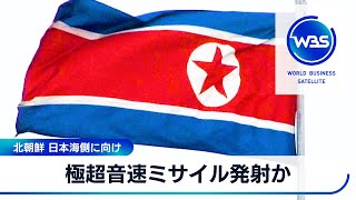 北朝鮮 日本海側に向け　極超音速ミサイル発射か【WBS】（2024年4月2日）