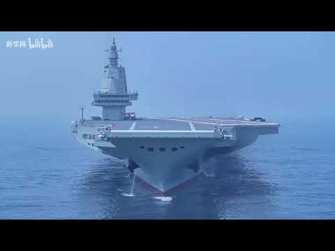 Fujian ship, China's third aircraft carrier, ☞☞♥equipped with electromagnetic catapults♥
