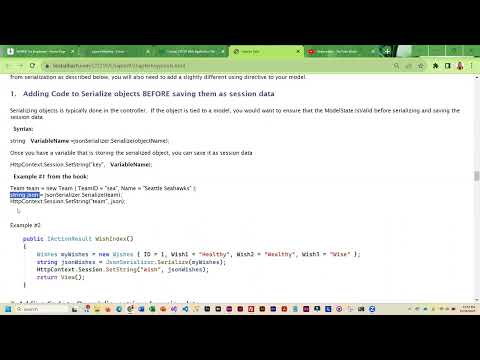 ASPNETCore using complex objects in session data by serializing