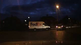 Fedex white van idiot