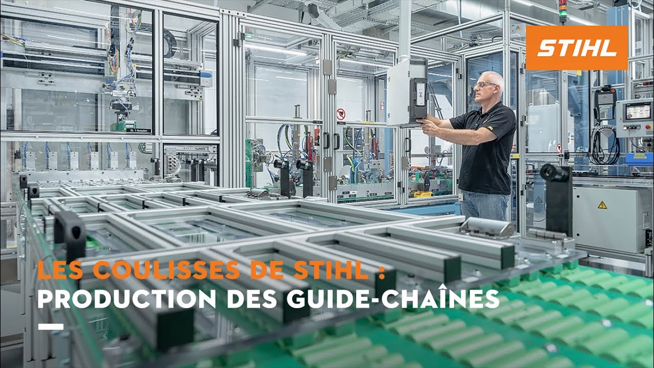 Production des guides-chaînes STIHL | En coulisses