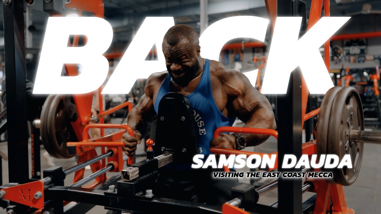 Back workout at East Coast Mecca Bev Francis Gym | Samson Dauda