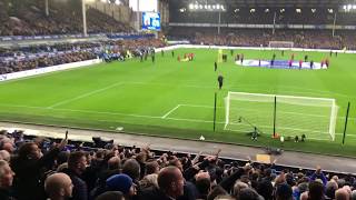 Everton Liverpool | Players Entrance With Tony Bellew Siren