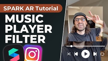 Music Player Filter - Spark AR Studio Tutorial! | Create your on Instagram Filter + Free Assets