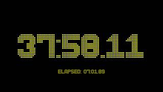 45 minutes and 0 seconds countdown timer with 2 fractional digits accuracy
