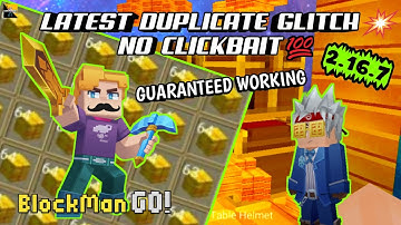 2.16.7 Latest Duplicate Glitch Blockman Go Skyblock | New Duplicate Glitch Blockman Go skyblock