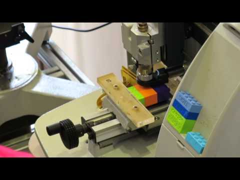 Youtube Engraved Lego Keychain