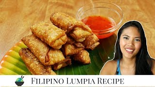 Lumpia Recipe | How To Make Filipino Lumpia With Egg Roll Wrappers | Filipino Food Recipes