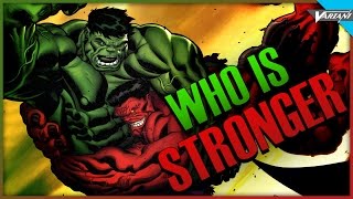 Whos Stronger Red Or Green Hulk?