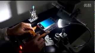 Semi automatic touch screen separator