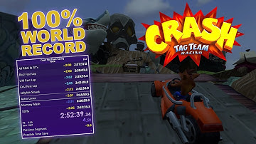 [FWR] Crash Tag Team Racing 100%: 2:52:39 (3:44:56 RTA)