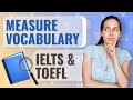 How to measure vocabulary for IELTS &amp; TOEFL | + FREE word list