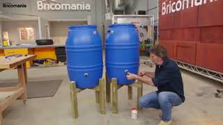 Bricomanía: Cómo hacer un tanque de aprovechamiento del agua de lluvia.