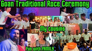 Goan Traditional Roce Ceremony Of my Cousin || Fun With Family