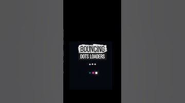 Bouncing Dots Loaders Animation 🔥 #coding #frontend #loaders #nika_codes #animation