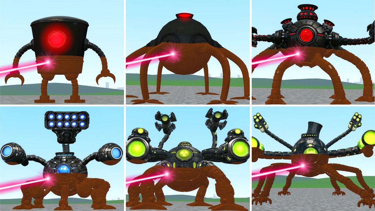 Turning All Omnidroid Robot Army into Chocolate Material - Garry’s Mod Showcase