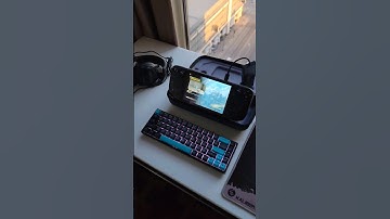 My mobile gaming setup #steamdeck #gaming #gamingsetup