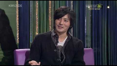 Jang Dong Gun singing the skt song in PJH Show (HQ)