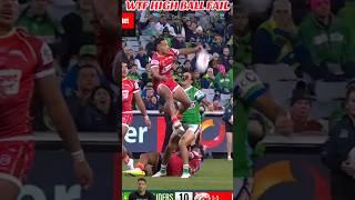 WTF WAS THAT ATTEMPT?? 🤷🏼♂️🤷🏼♂️☠️ #nrl #rugbyleague #dolphins #canberraraiders